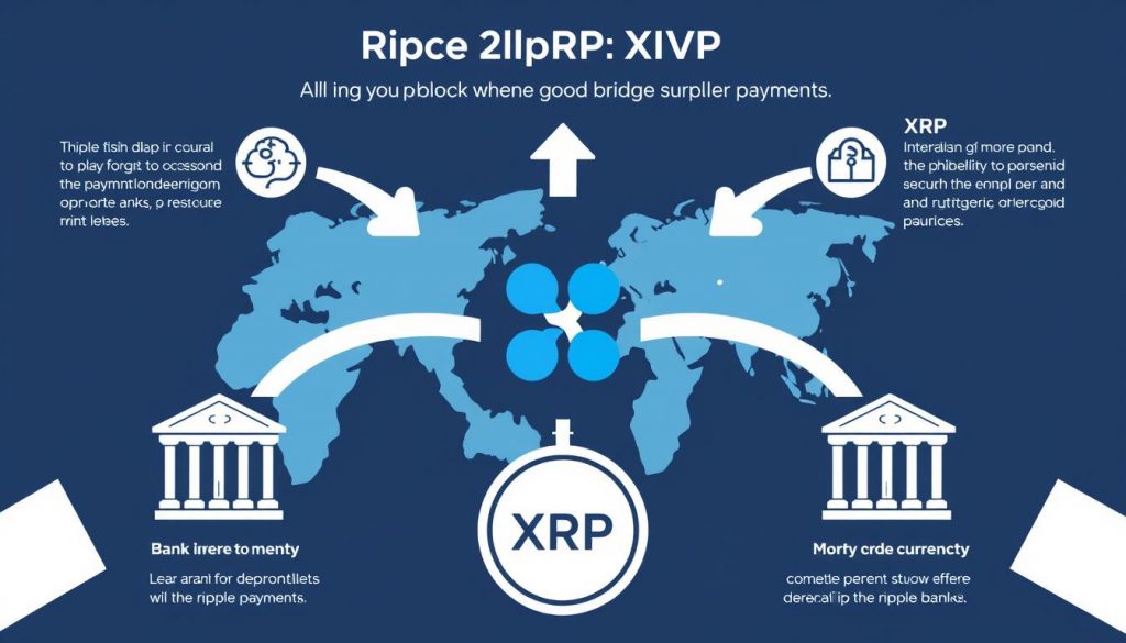 Схема работы Ripple XRP в трансграничных платежах Схема работы Ripple XRP в трансграничных платежах